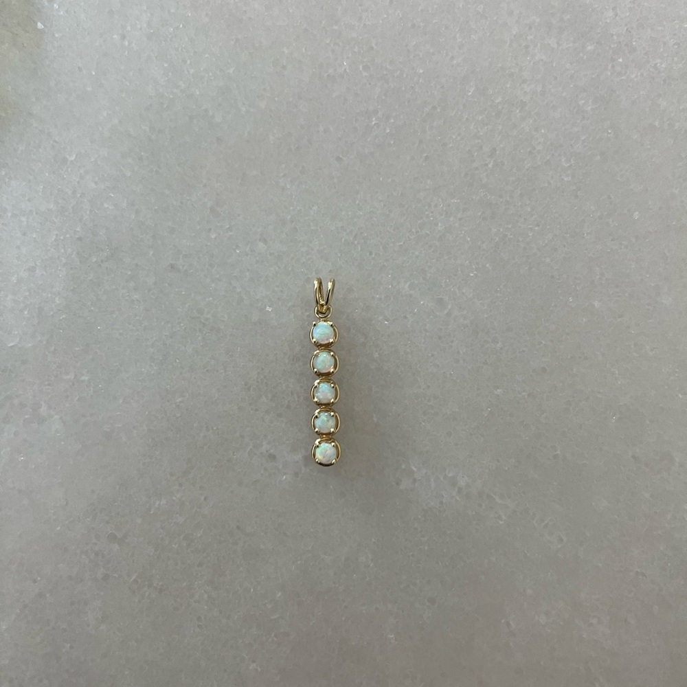 14k Gold and Natural Opal pendant